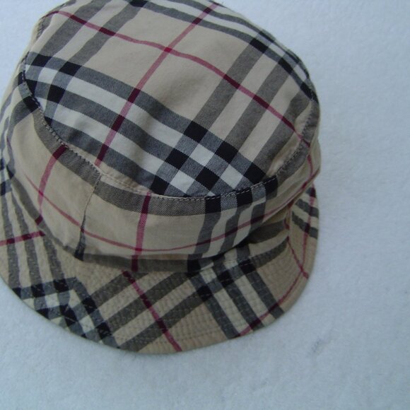 AUTHENTIC BURBERRY NOVA CHECK BUCKET HAT VGC - Picture 2 of 13